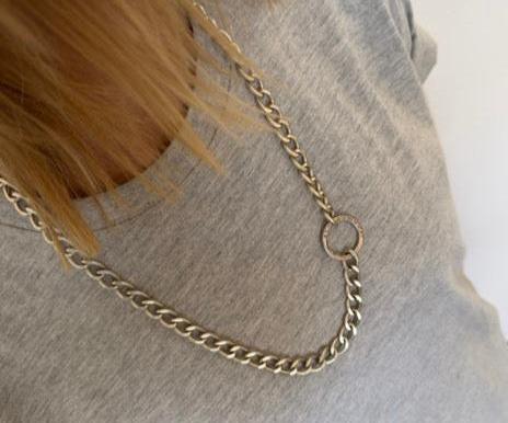 adam - long necklace (silver)