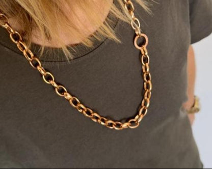 vivi - long necklace (rose gold)